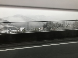 高知道は雪でした( *´艸｀)